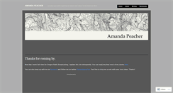 Desktop Screenshot of amandapeacher.com