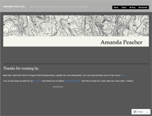 Tablet Screenshot of amandapeacher.com